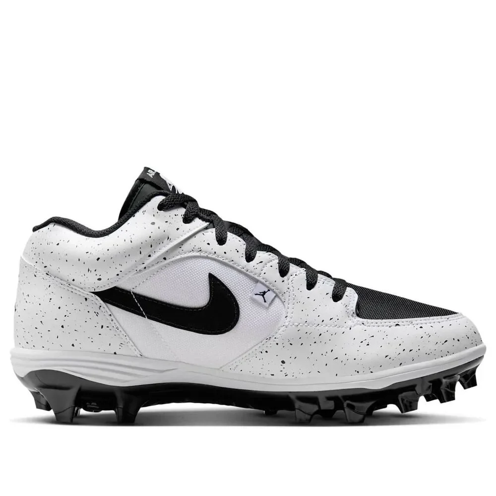 Air Jordan Stadium 90 Low TD White Black Football Cleats